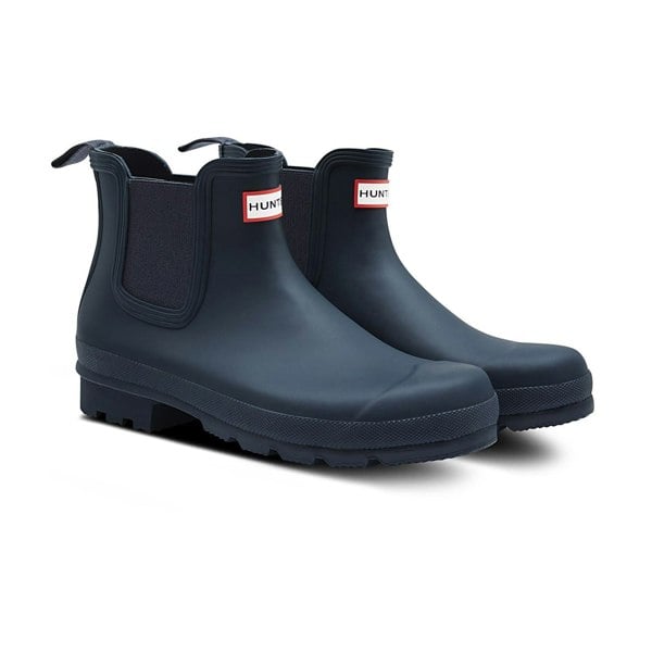 Hunter Original Chelsea Mens Boots - Navy
