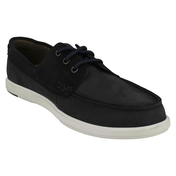Clarks Mens Clarks Relaxed Style Lace Up Deck Shoes Bratton Boat
