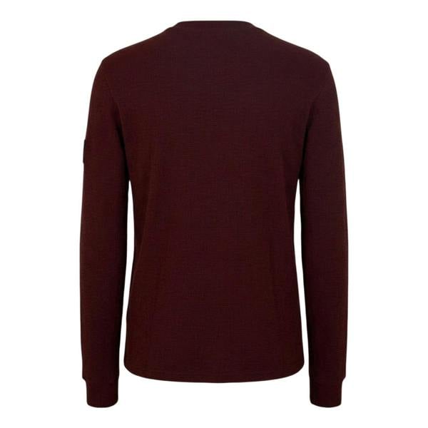 Calvin Klein Mens Waffle Long-Sleeved Top - Mocha - 