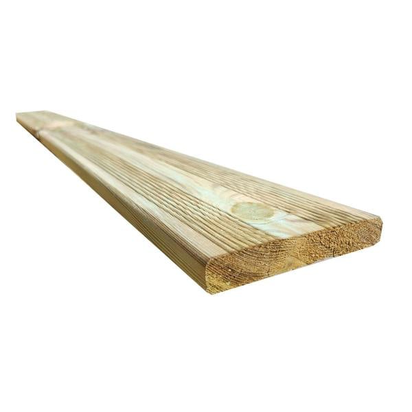 Snowdon Timber Treated Reject Decking Board (T) 21mm (W) 120mm (L) 2.4m