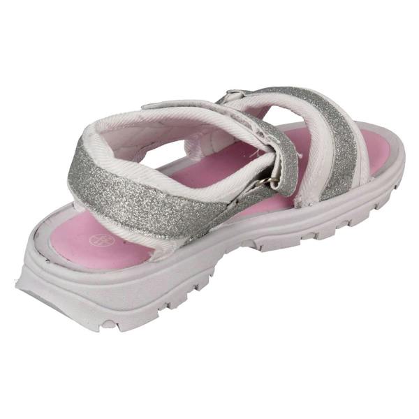 Spot On Girls Spot On Hook & Loop Strap Glitter Sandals H0366