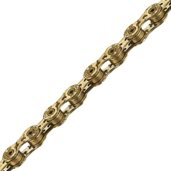 Taya Nove-91 UL 9 Speed Bicycle Chain, 116L - Ti-Gold