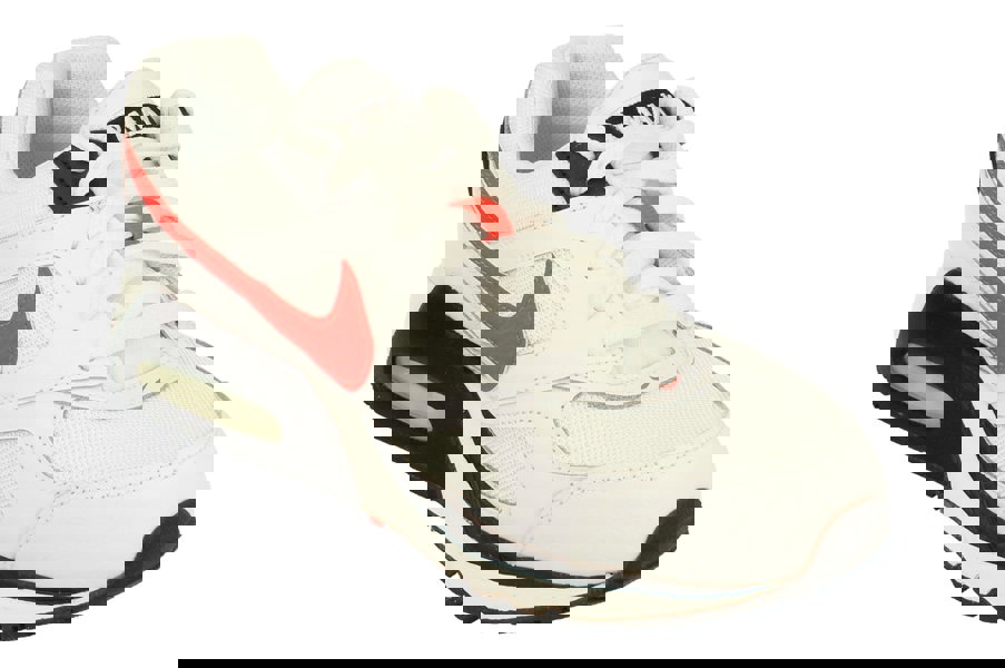 Nike Air Max Ivo GS Trainers 579995  101 - White Max Orange Black 101 - Photo 3