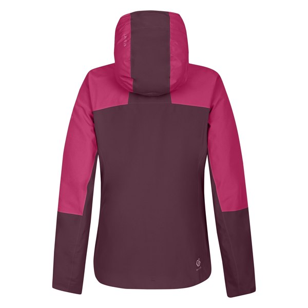 Dare 2B Women's Mountain Series Waterproof Jacket - Fig/Berry Pink