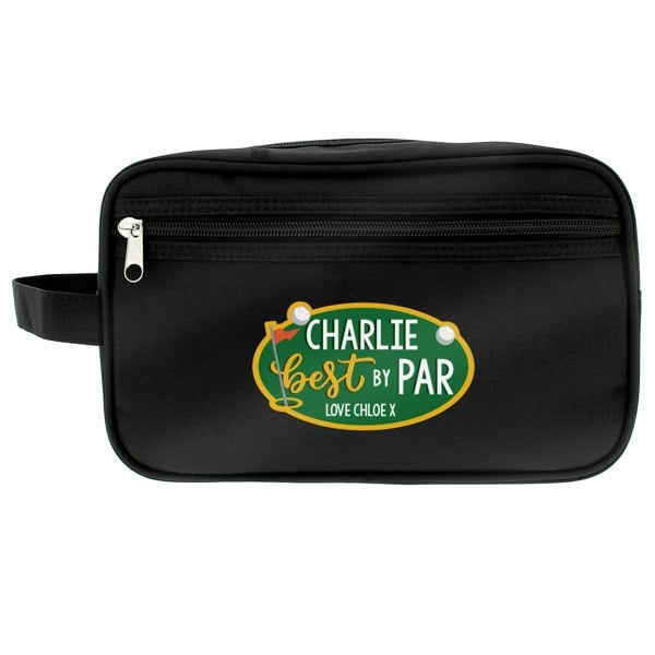 Personalised Memento Company Personalised Best By Par Wash Bag