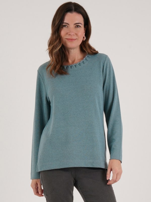 TIGI-Wear Looped Neck Detail Top