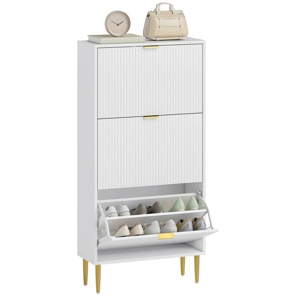 Flip-down Shoe Cabinet