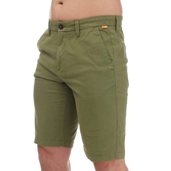 Timberland Mens Twill Shorts - Green