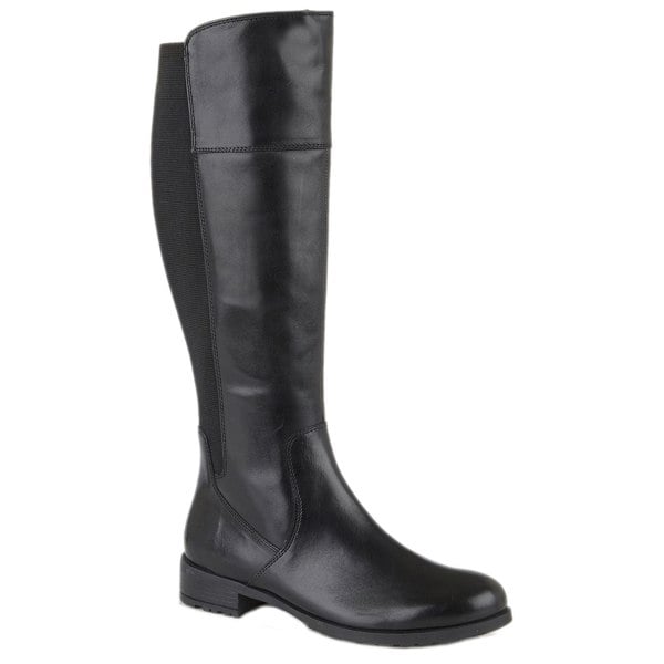 Cipriata Women's Silvia Leather Zip High Leg Boot - Black