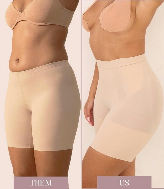 Perky Pear 360Sculpt™- Sculpting Shorts- BEIGE