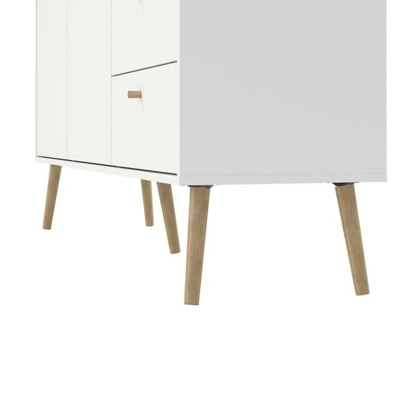 Furniture To Go Cumbria Sideboard 2 Doors + 3 Drawers White