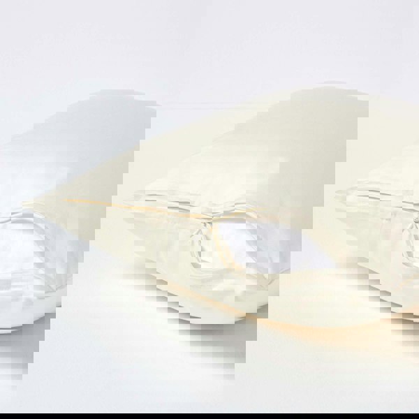 HOMESCAPES Premium 1000 TC Egyptian Cotton Sateen Weave Pillowcase, European Size