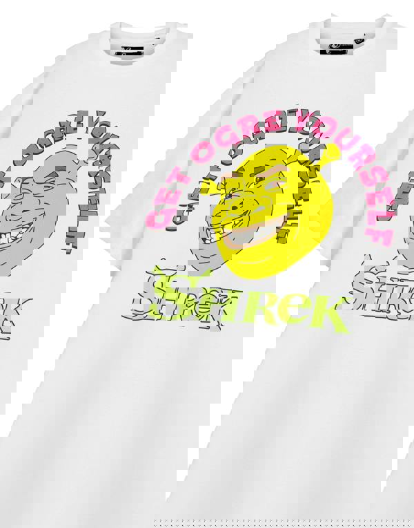 Shrek Unisex White Get Ogre Yourself Short Sleeved T-Shirt