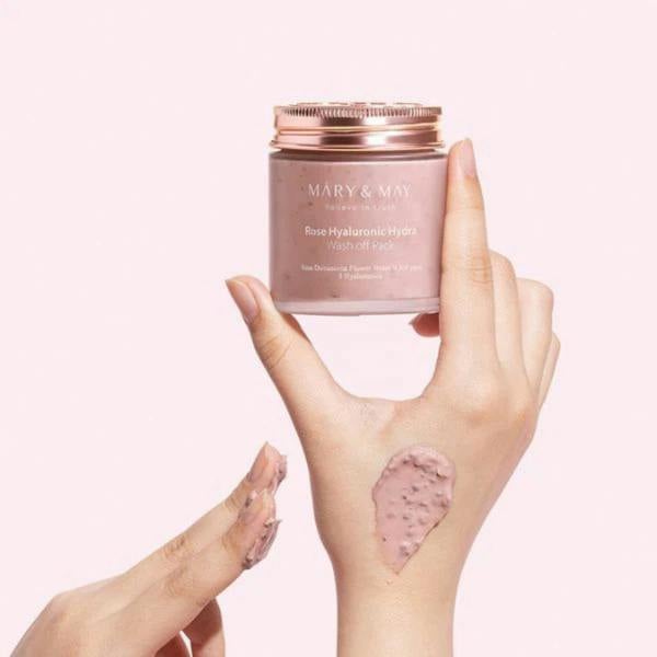 MARY & MAY Rose Hyaluronic Hydra Wash Off Pack 125g