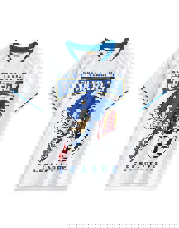 Sonic the Hedgehog Boys White Greenhill League Football Kit