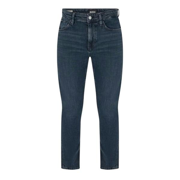Boss Mens Delaware Denim Slim Jeans - Dark Blue - 