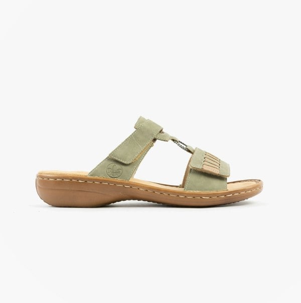 Rieker 60881-52 Womens Sandals - Green