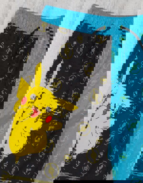 Pokemon Boys Blue Pikachu Swim Shorts