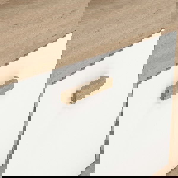 Furniture To Go Ikast TV-unit with 1 Door + 2 Drawers in Jackson Hickory and White