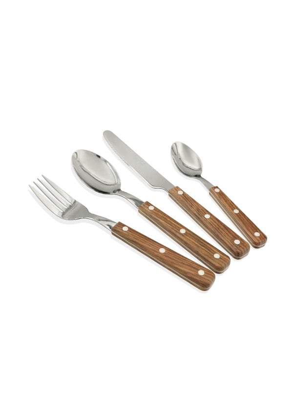 Rozi Woody Collection Cutlery (Set of 24)