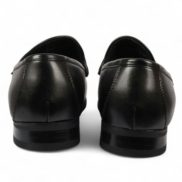 Dolcetto Men's Loafers with Gold Buckle Smart Slip-On Shoes