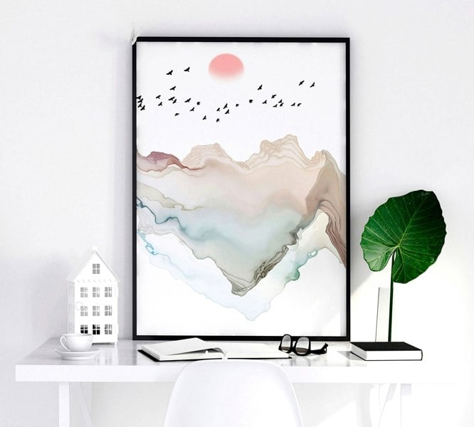 Japanese bedroom decor | set of 3 wall art prints