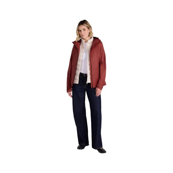 Animal Womens/Ladies Swerve Lightweight Waterproof Jacket - Rust - 