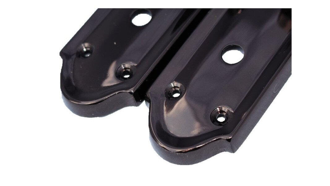 EDH Door Hardware Black Nickel Door Handles - Askworth Internal Door Handle Set for Internal Doors