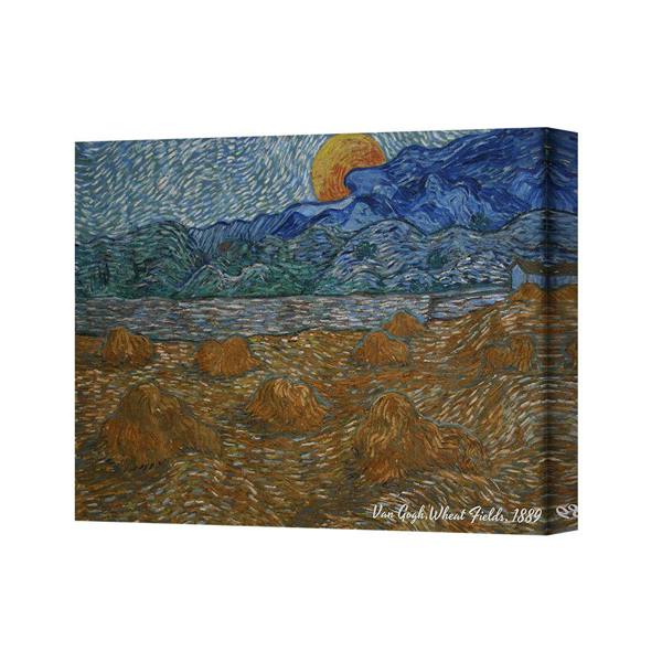 Benjamin Tate Design Van Gogh Wheat Fields Canvas Print Wall Art 1889 Landscape