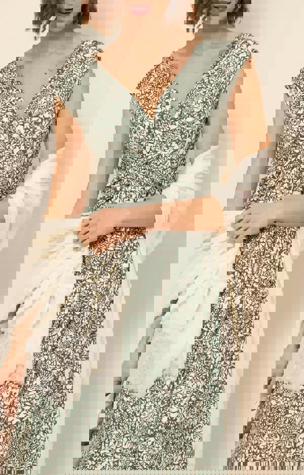 Alie Street London Aurielle Silk Wool Scarf - Cream