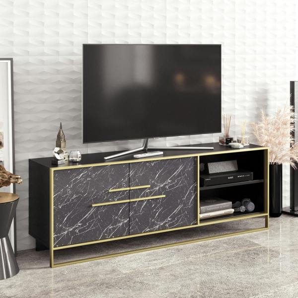 Decorotika Polka  Modern Tv Stand TV Cabinet for TV's up to 70"