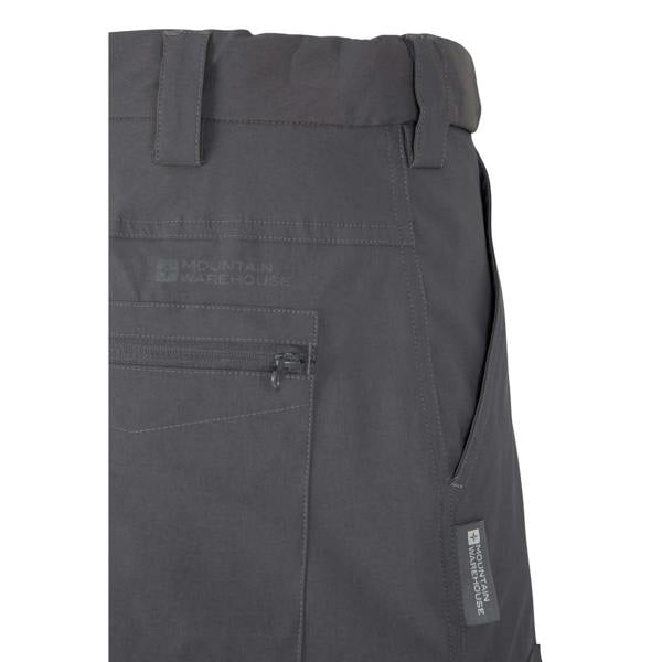 Mountain Warehouse Mens Stretch Trekking Shorts - Grey - 