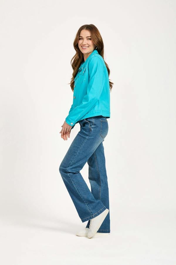 Mudflower Coloured Denim Jacket