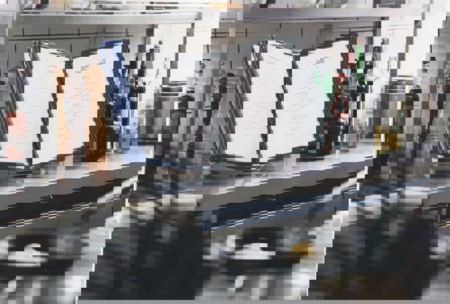 Durable SHERPA TABLE 10 Display Panel Desk Stand Module | A4 Grey