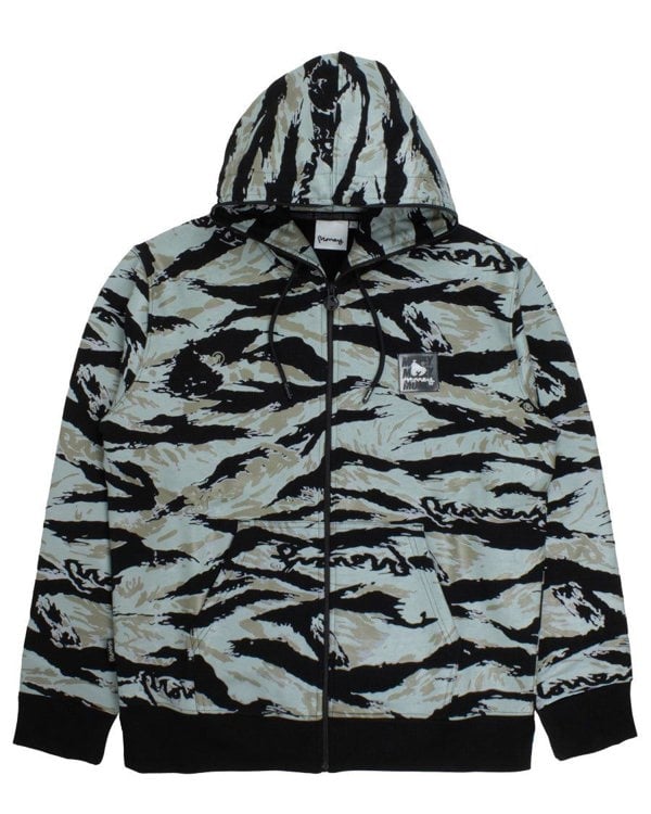 Money All-Over Tiger Camo Hood Green Tiger Camo