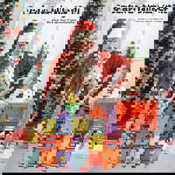 Dekko 100Pcs Magnetic Tiles Building Blocks Kids Educational Construction Toys