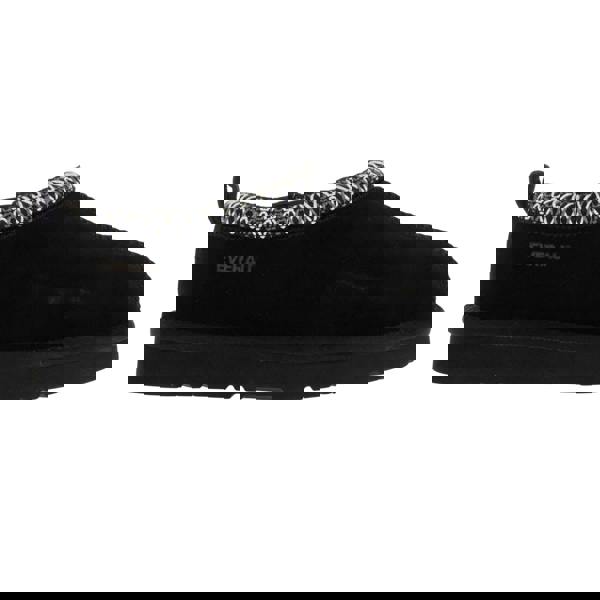 EverAu Womens/Ladies Wigeon Leather Slippers - Black - 