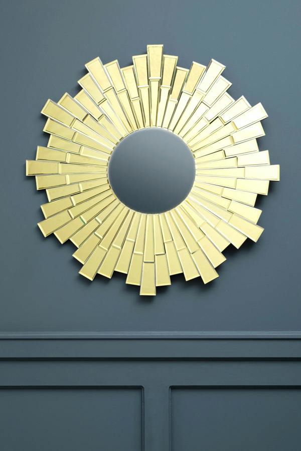 Interiors by Premier Glitzy Small Circular Wall Mirror