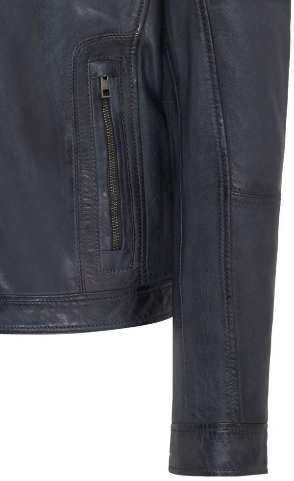 Infinity Leather Mens Classic Leather Biker Jacket - Bettles