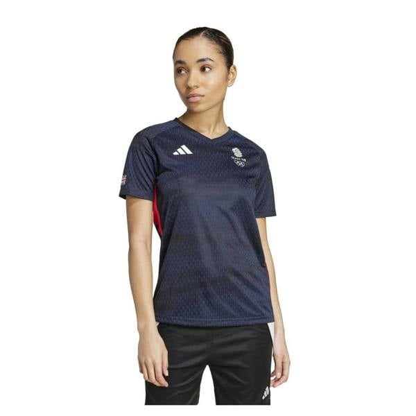 Adidas Womens/Ladies Team GB T-Shirt - Legend Ink - 