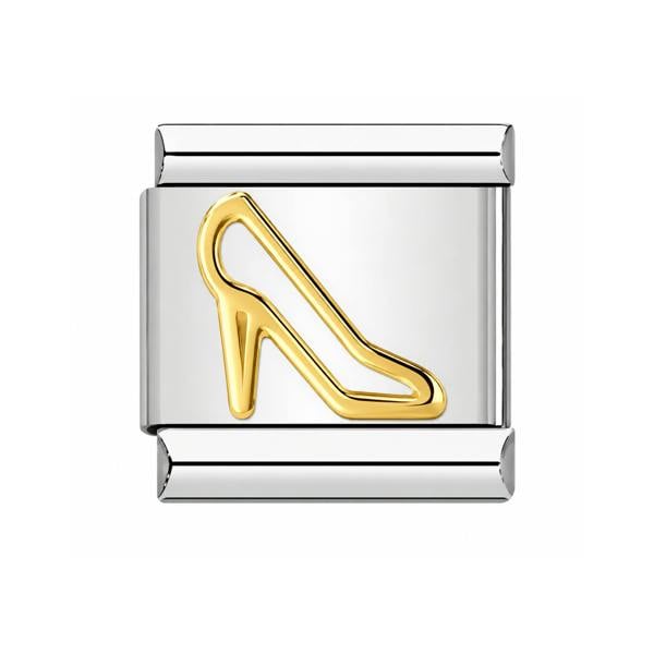 Serafina Gold High Heel Shoe | Italian Style Bracelet Charm