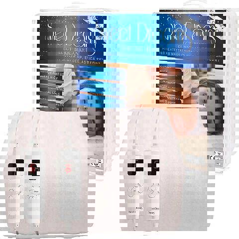 Sweet Dreams Electric Blanket King Size Bed Size Machine Washable Elasticated Skirt - Overheat Protection