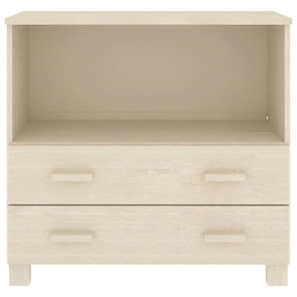 Berkfield Sideboard HAMAR Honey Brown 85x35x80 cm Solid Wood Pine