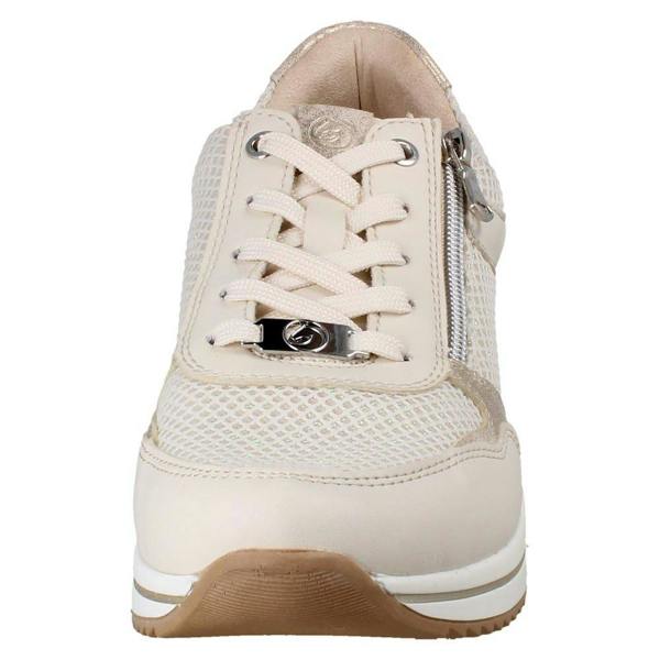 Remonte Ladies Remonte Vegan Lace Up and Zip Trainers D0T19