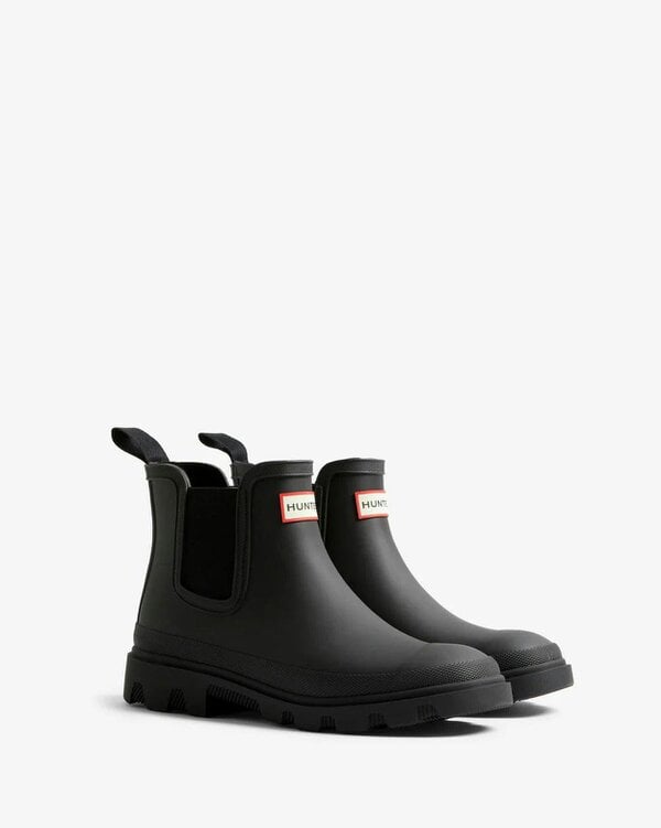 Hunter Unisex Downpour Chelsea - Black