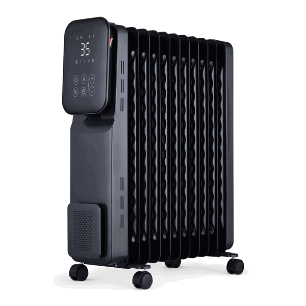 MYLEK Oil Filled Digital Smart WiFi App Enabled Heater - 3 Heat Settings & 24-Hour Timer 2500w
