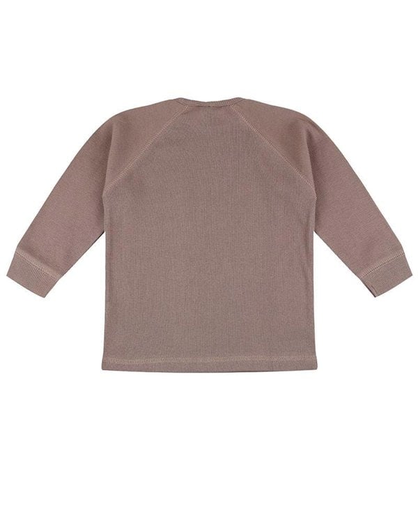 organic cotton Brown Rib Top - image 5