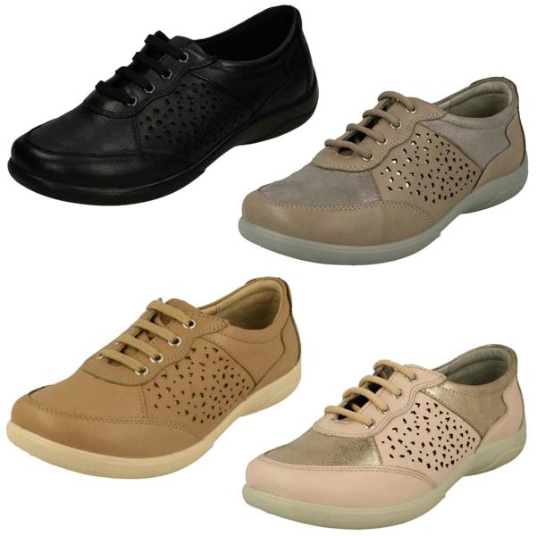 Padders Ladies Padders Lace Up Shoes Harp