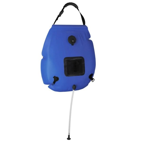 Berkfield Camping Shower Bag Blue 20 L PVC