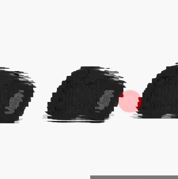 FitFlop LULU Womens Leather Toe Post Sandals Black